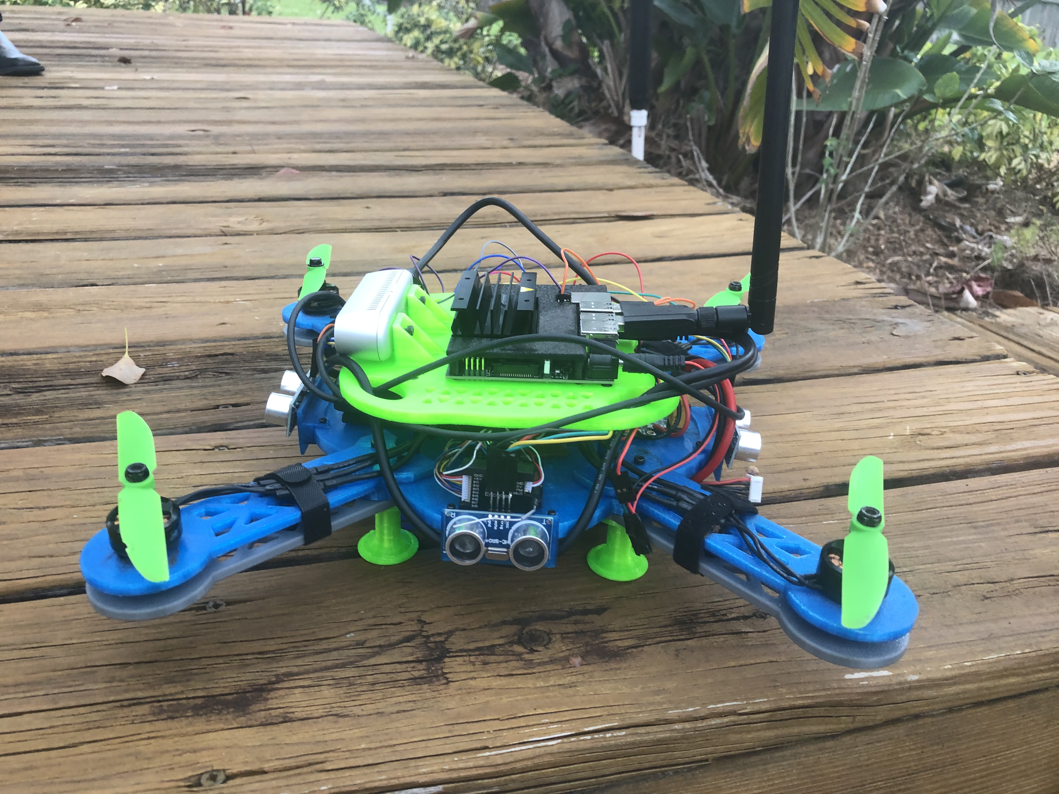 Front of the drone.
