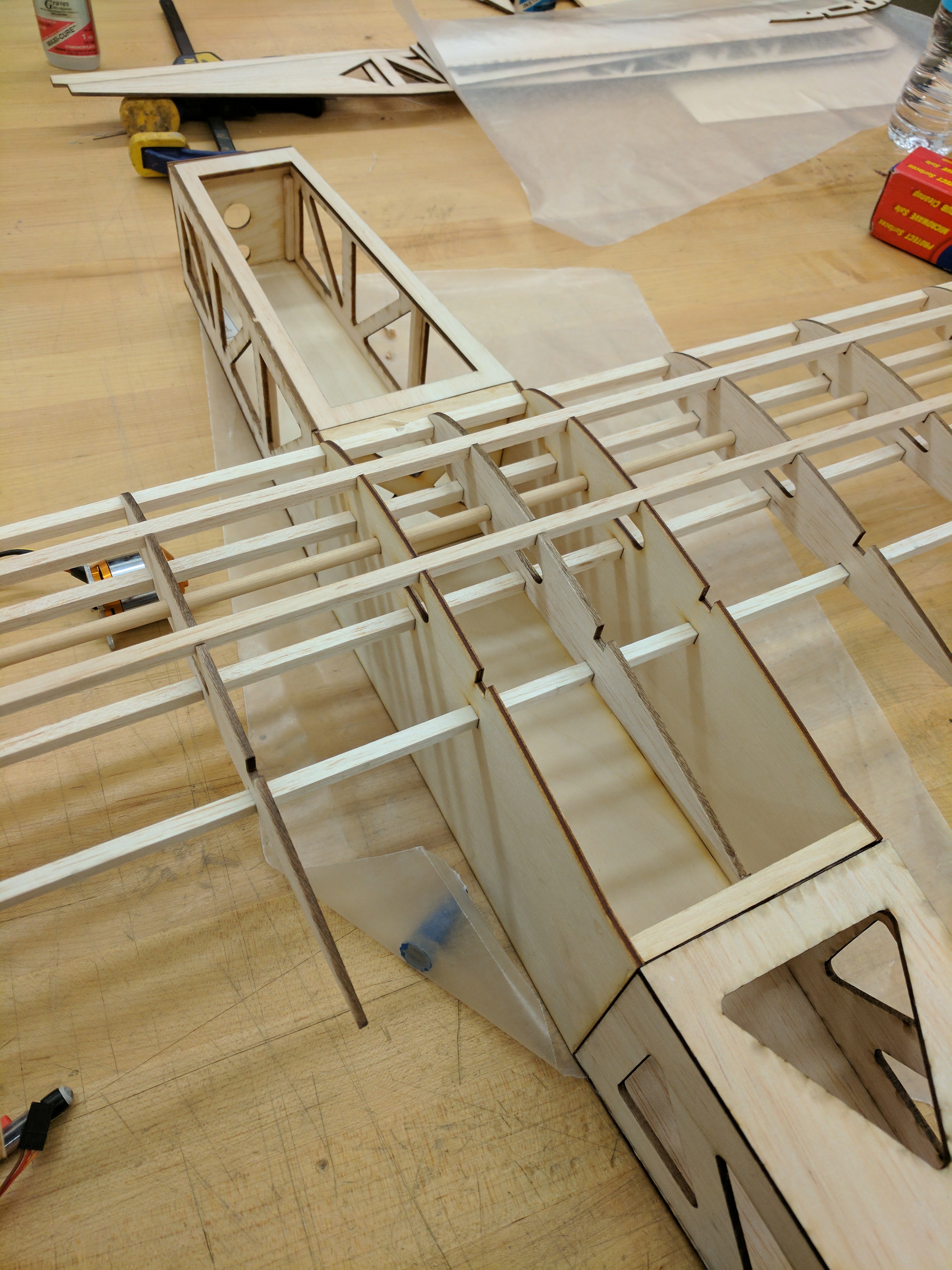 Model Aircraft Skeleton